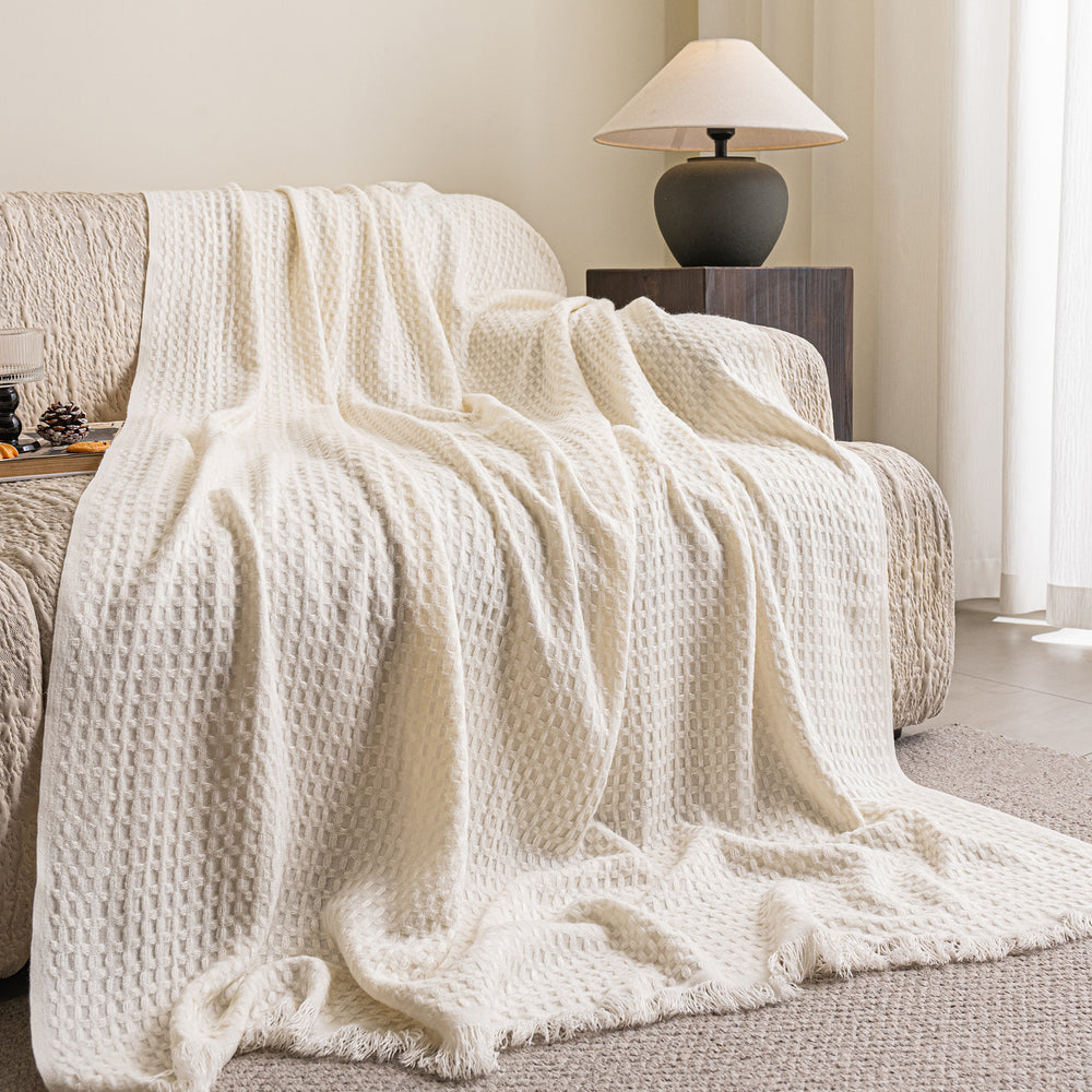 Waffle Weave Throw SoftHaven