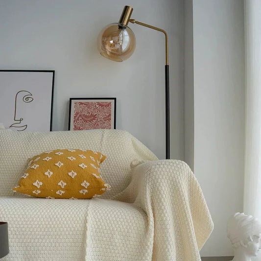 Waffle Weave Throw Blanket