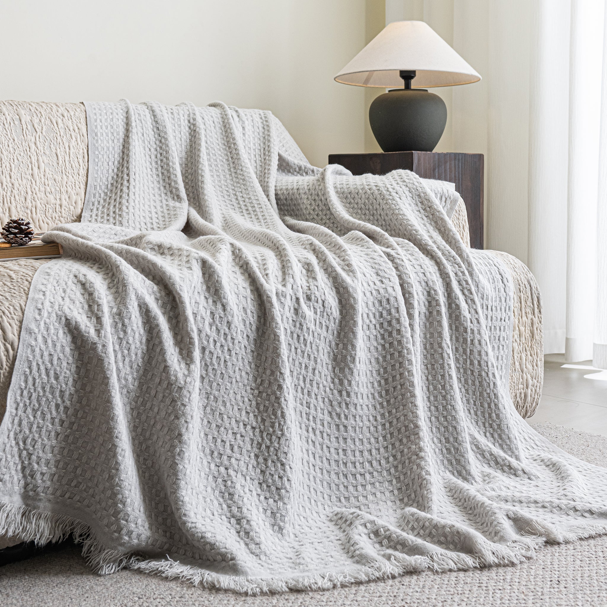 Waffle Weave Throw SoftHaven